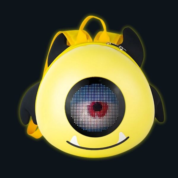 Mochila con pantalla led en forma de ojo 7