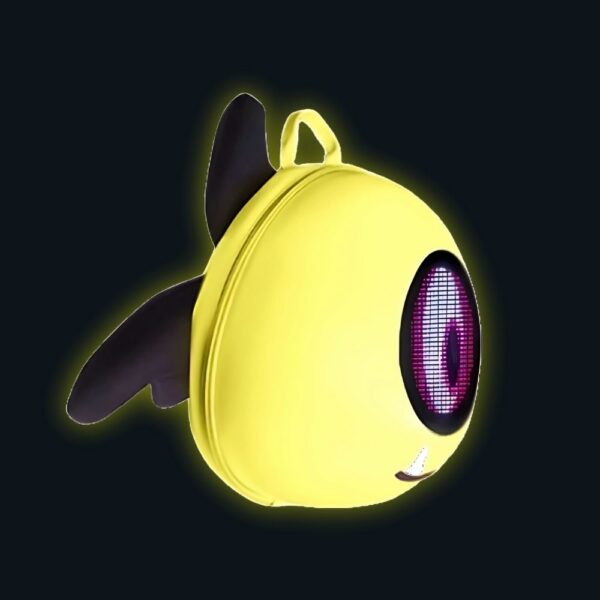 Mochila con pantalla led en forma de ojo 4